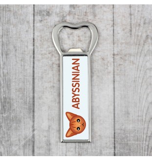 Abessinier - Flaschenöffner mit Grafik und Logo der Marke Art-Dog