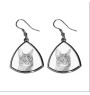 Abyssin - boucles d'oreilles avec un chat, boucles d'oreilles pendantes avec une image, bijoux personnalisés avec l'impression de la marque Art-Dog