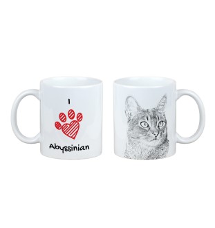 Abessinier - Tasse mit Katze, entzückende Tasse mit Grafik, Geschenk mit Ihrem Foto von der Marke Art-Dog