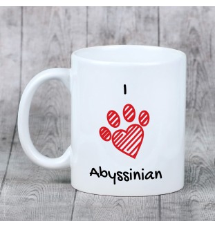 Abessinier - Tasse mit Katze, entzückende Tasse mit Grafik, Geschenk mit Ihrem Foto von der Marke Art-Dog