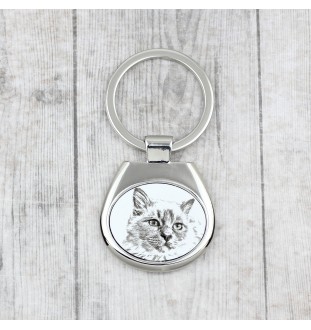 Birman - keychain with a cat, keychain with a print, personalized pendant from the Art-Dog brand