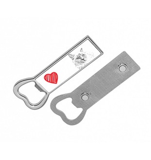 Birman - bottle opener with a cat, personalized fridge opener, unique gift for men by Art-Dog brand