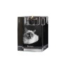 Birman - Bougeoir avec photo de chat, porte bougie en cristal, cadeau personnalisé par la marque Art-Dog