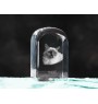 Birman - crystal cube with a photo, photo of a cat in crystal, cubic paperweight from Art-Dog brand