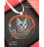 Birman - crystal bauble with a photo, photo of a cat in crystal, personalized Christmas tree ornament by Art-Dog brand