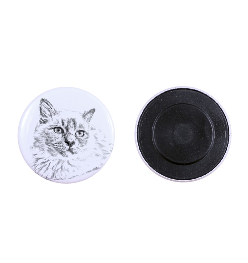 Birman - collection of unique magnets, own photo, Art-Dog brand