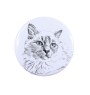 Birman - un accessoire de sac à dos, un badge personnalisé, l'accessoire parfait pour les amoureux des animaux de la marque Art-Dog