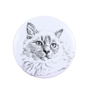 Birman przypinka z kotem duża Art-Dog