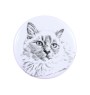 Birman - collection de magnets uniques, photo personnelle, marque Art-Dog