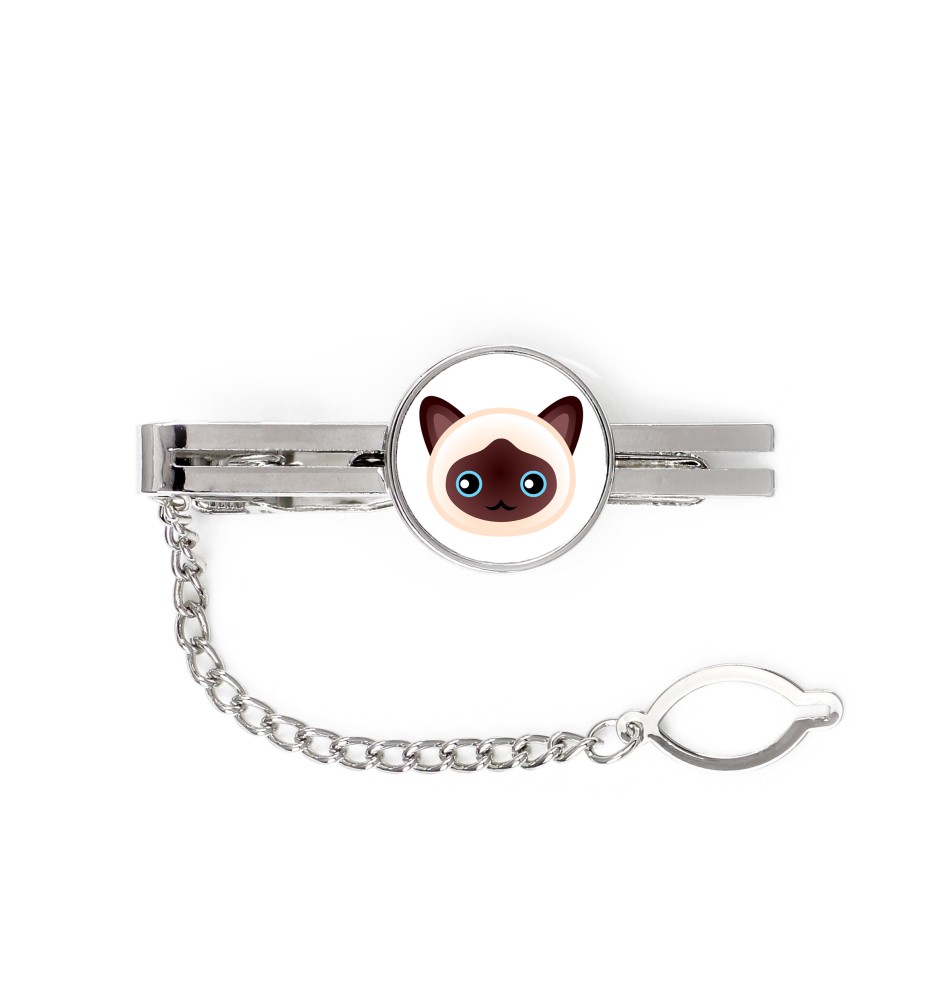 Birma - eleganter Metallschlüsselanhänger von Art-Dog als Geschenk