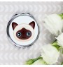 Birman - pocket mirror for a purse by Art-Dog