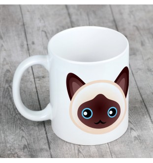 Birman - mug with graphics and the logo of the Art-Dog brand