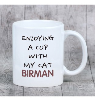 Birman - mug with graphics and the logo of the Art-Dog brand