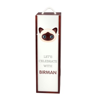 Birma - Weinkiste mit Grafik und Aufschrift der Marke Art-Dog