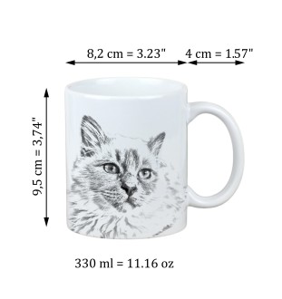 Birman - tasse avec un chat, tasse personnalisée avec impression, cadeau classique pour tous de la marque Art-Dog