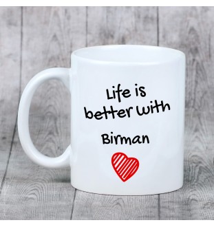 Birma - Tasse mit Katze, Tasse mit Bild, personalisiertes Geschenk der Marke Art-Dog
