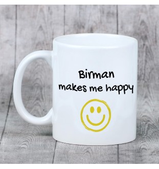 Birma - Tasse mit Katze, fröhliche Tasse für Hundefreunde, personalisiertes Geschenk der Marke Art-Dog