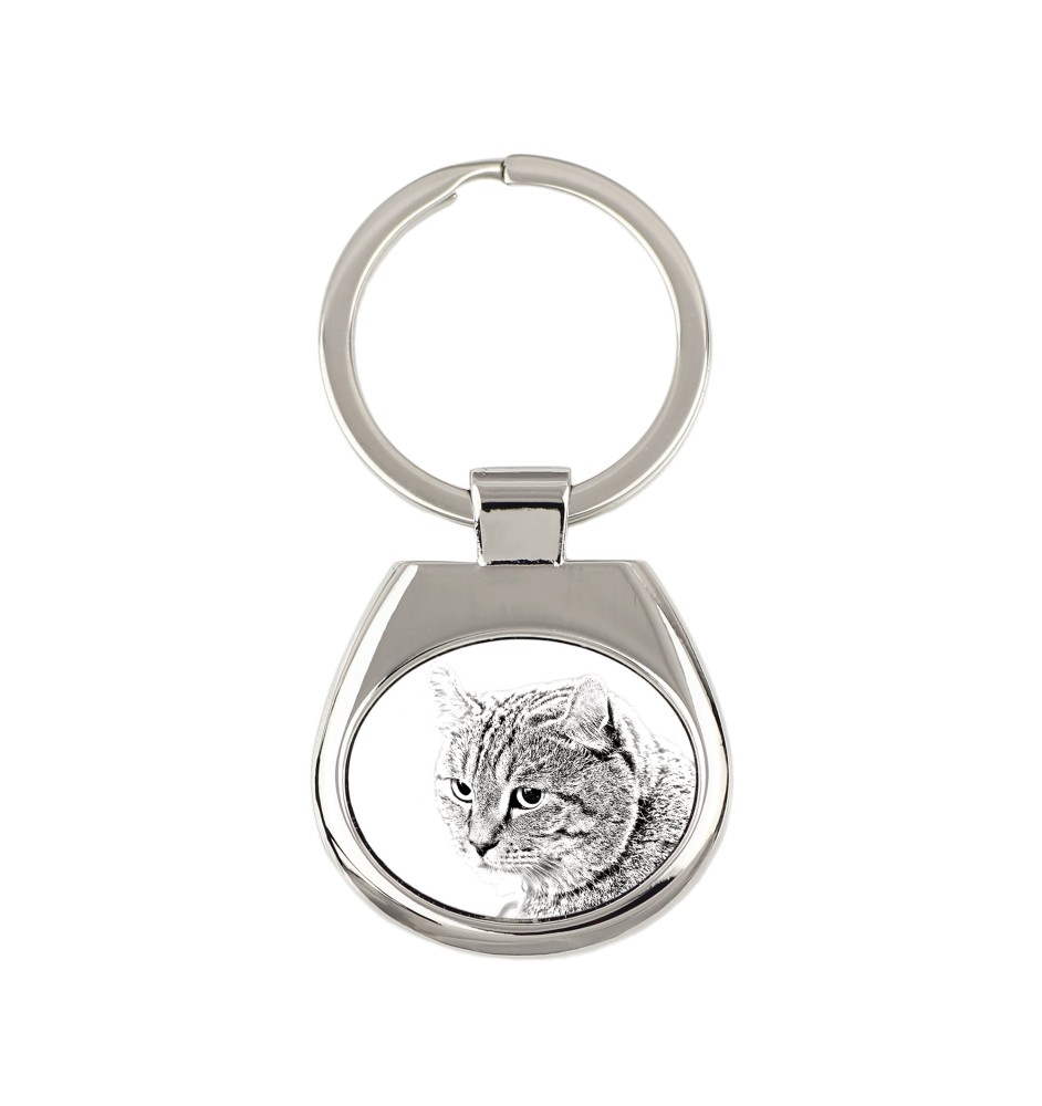 Highland Lynx - keychain with a cat, keychain with a print, personalized pendant from the Art-Dog brand