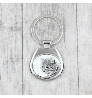 Kot szkocki  brelok ze zdjęciem kota Art-Dog