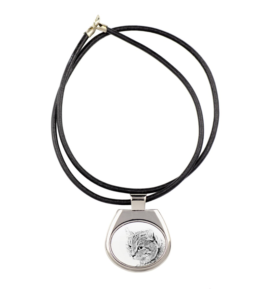 Lynx des Highlands - collier avec un chat, pendentif personnalisé avec une photo, collier unique pour hommes et femmes de la marque Art-Dog
