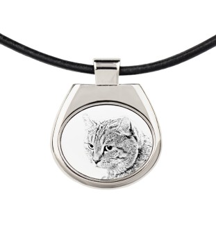 Lynx des Highlands - collier avec un chat, pendentif personnalisé avec une photo, collier unique pour hommes et femmes de la marque Art-Dog