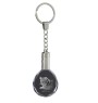 Hochlandluchs - Fob with cat photo, crystal key ring in gift box, unique gift by Art-Dog brand