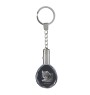 Highland Lynx - Fob with cat photo, crystal key ring in gift box, unique gift by Art-Dog brand