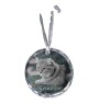 Lynx des Highlands - boule de Noël en cristal avec une photo, photo d'un chat dans le cristal, décoration personnalisée pour sapin de Noël de la marque Art-Dog