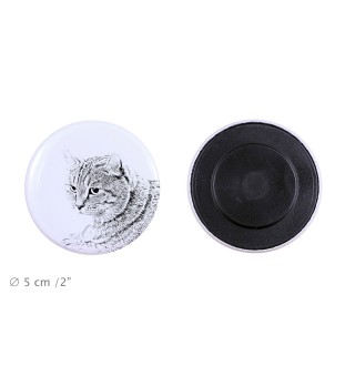 Hochlandluchs - Sammlung von einzigartigen Magneten, eigenes Foto, Marke Art-Dog