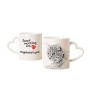 Lynx des Highlands - tasse avec un chat, une tasse adorable avec une anse en forme de cœur, un cadeau universel de la marque Art-Dog