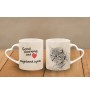 Kot szkocki  kubek z kotem good morning serce Art-Dog