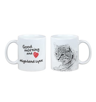 Hochlandluchs - Tasse mit Katze, personalisierte Tasse mit Druck, klassisches Geschenk für jede Marke Art-Dog