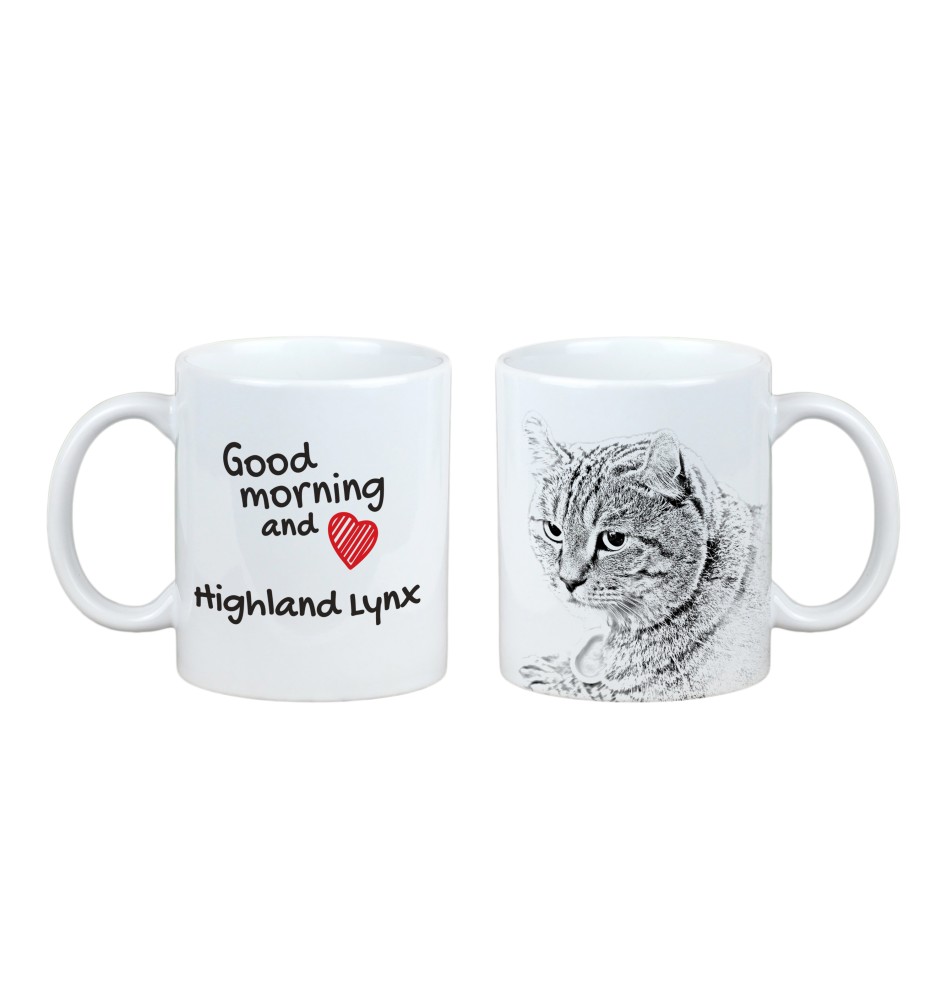 Hochlandluchs - Tasse mit Katze, personalisierte Tasse mit Druck, klassisches Geschenk für jede Marke Art-Dog