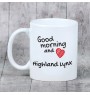 Highland Lynx - cat mug, personalized mug with print, classic gift for everyone from the Art-Dog brand