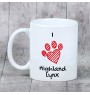 Lynx des Highlands - tasse avec un chat, une tasse adorable avec une illustration, un cadeau avec votre photo de la marque Art-Dog