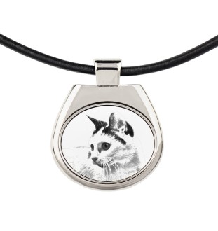 Japanische Bobtail Katze - Halskette mit Katzenanhänger, personalisiertes Fotoanhänger, einzigartige Halskette für Frauen und Männer von der Marke Art-Dog