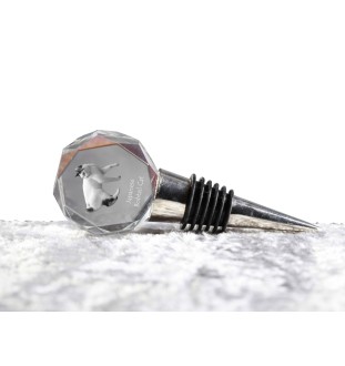 Japanese Bobtail Cat - Bottle stopper, crystal wine stopper with cat photo, personalised gift for bartender by Art-Dog brand