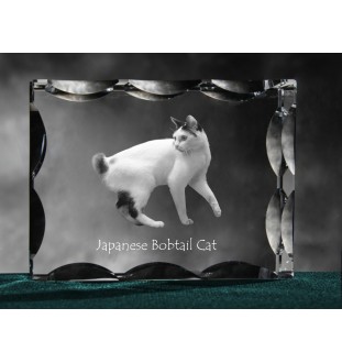 Japoński bobtail ramka kryształowa z kotem Art-Dog