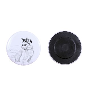 Chat japonais Bobtail - collection de magnets uniques, photo personnelle, marque Art-Dog