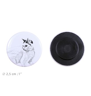 Japanische Bobtail Katze - Sammlung von einzigartigen Magneten, eigenes Foto, Marke Art-Dog