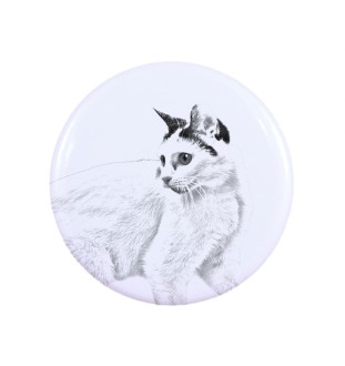Japanische Bobtail Katze - Sammlung von einzigartigen Magneten, eigenes Foto, Marke Art-Dog
