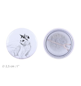 Japoński bobtail przypinka z kotem mała Art-Dog