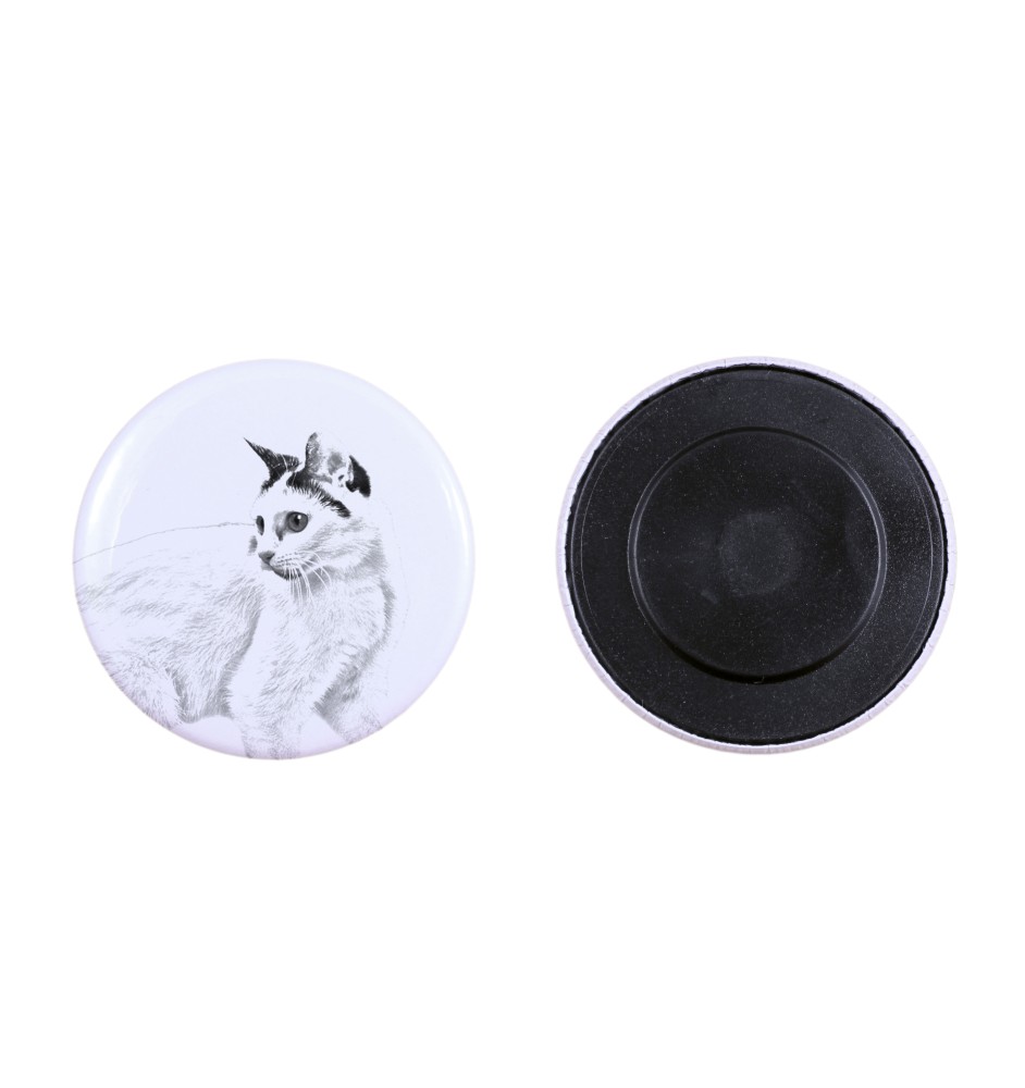 Chat japonais Bobtail - collection de magnets uniques, photo personnelle, marque Art-Dog