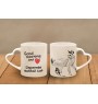 Japanese bobtail - cat mug, adorable heart-shaped handle mug, universal gift from Art-Dog brand
