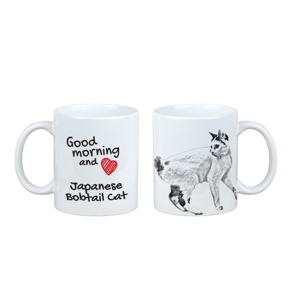 Japanese bobtail - cat mug, personalized mug with print, classic gift for everyone from the Art-Dog brand
