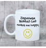 Bobtail japonais - tasse avec un chat, une tasse joyeuse pour les amoureux des chiens, un cadeau personnalisé de la marque Art-Dog