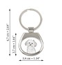 Lowchen, Little Lion Dog - keychain with a dog, keychain with a print, personalized pendant from the Art-Dog brand