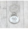 Löwchen - Schlüsselanhänger mit Hund, Anhänger mit Aufdruck, personalisierter Anhänger der Marke Art-Dog