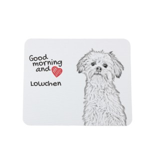 Lowchen, Little Lion Dog - mouse pad with print, personalized dog-themed mouse pad, unique gadget for an office worker by Art-Dog brand