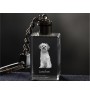 Löwchen - Schlüsselanhänger aus Kristall mit Hundefoto, beleuchteter Schlüsselanhänger, einzigartiges Geschenk der Marke Art-Dog